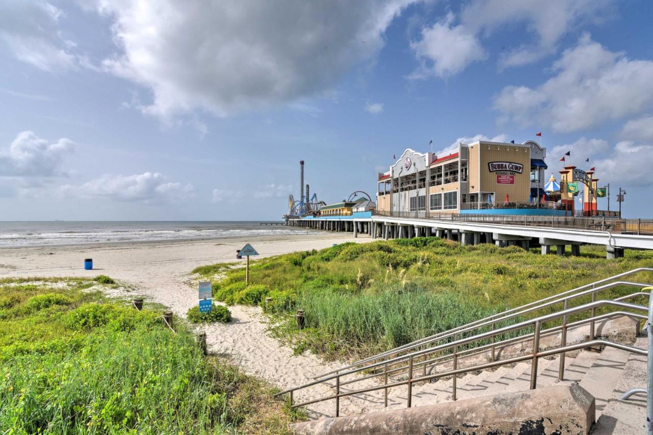 Bright Galveston Bungalow Half Mi To Pleasure Pier Kültér fotó